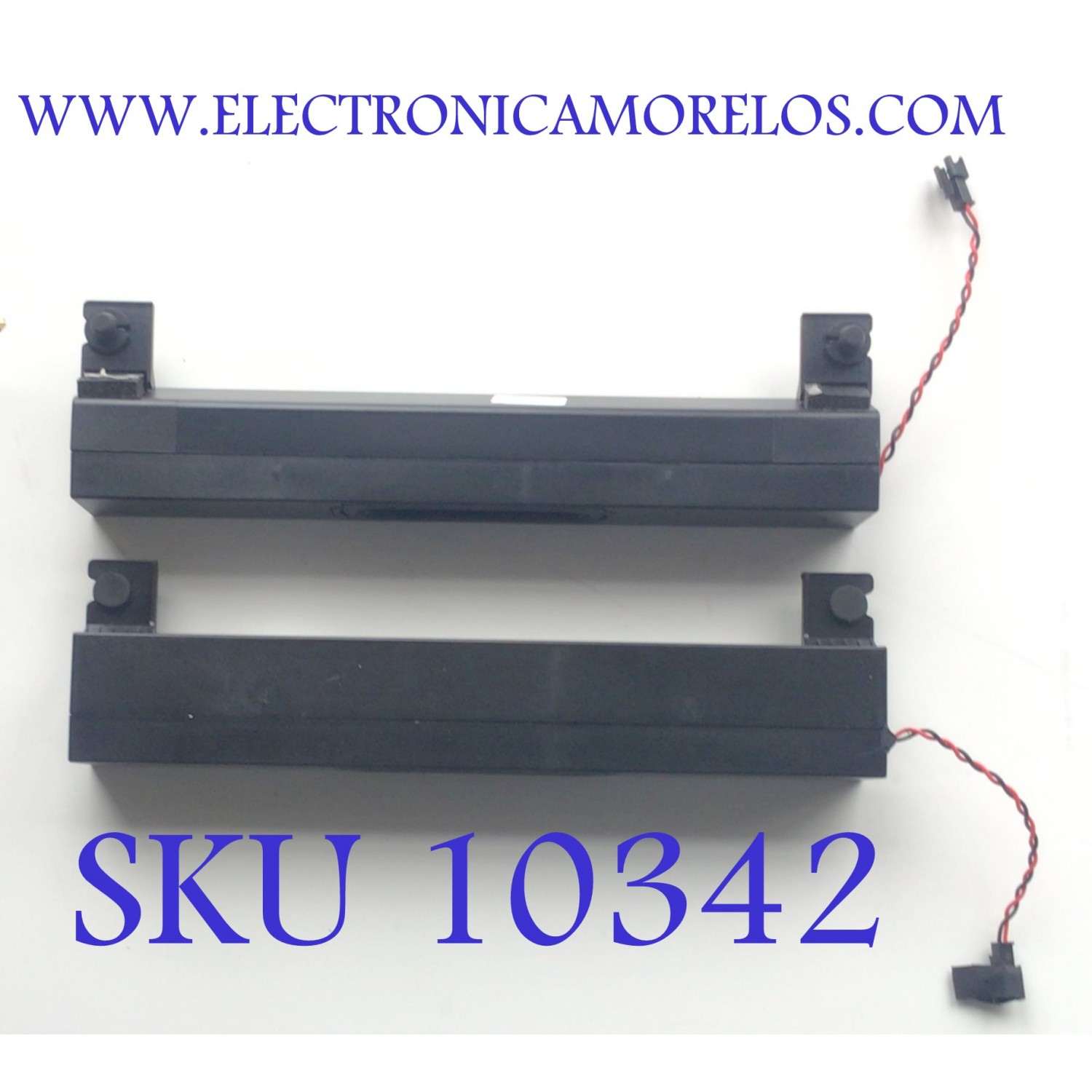 KIT DE BOCINAS ORIGINAL PARA TV JVC / ONN / 2 PIEZAS / NUMERO DE PARTE 7711-A2808A-410100N1 / 7711-A2808A-410100M1 /KTC-1 / B22 : 8Ω 10W / MODELO SI50URF / 100012585 50"